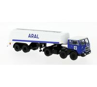 58507 Brekina Ho Fiat 690 Centipede With Trailer Tanker Aral Scale 1:87