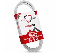 587686701, 196103, 532196103 Replacement for Craftsman, Husqvarna 54 Inch Deck Belt, Length 147.5", Replaces 33155, 21546382, Heavy Duty, Durable, Aramid Cord Replacement Belt for YTH24V54 LGT2654