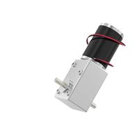 5882-45zy Dual Shaft Worm Gear DC Self-Locking Geared electronic starter High Torque 12V 24V Forward and Reverse Speed electronic starter IINKUEYK(24RPM,12V Bracket motor)