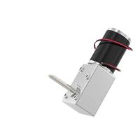 5882-50 Extended Shaft Worm Gear DC Self-Locking Geared electronic starter High Torque Low Speed 12V24V Forward and Reverse Speed electronic starter EKFBQBGW(24RPM,12V Bracket motor)