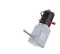 5882-50ZY Single Long Output Shaft Worm Gear 24V Bracket Motor 1.5-440RPM DC Reduction High Torque 1Pcs(35 RPM)