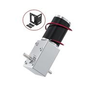 5882-50ZY Turbo Worm DC Gear electronic starter 12V24V Forward And Reverse 1.5RPM~440RPM High Torque Low Speed Brushed DC electronic starter IINKUEYK(190RPM_24V BRACKET MOTOR)