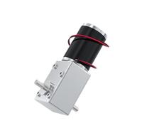 5882-50ZY Worm Gear DC Motor 24V Forward and Reverse Adjustable Speed 1.5RPM~440RPM high Torque Dual Output Shaft(24RPM)