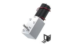 5882-50ZY Worm Gear Motor 12V24V Forward And Reverse Adjustable Speed 1.5RPM~440RPM High Torque Brushed DC Motor 1Pcs(80RPM_24V BRACKET MOTOR)