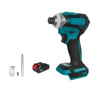 588Nm Cordless Electric Impact Brushless Wrench 5 Speed Screwdriver Power Tool 1/4" with 3 LED Light for Battery Impact Powerful Efficient Performance(1x3.0Ah Bat Carton)