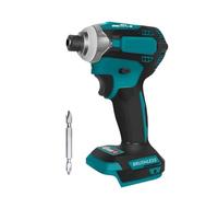588Nm Cordless Electric Impact Brushless Wrench 5 Speed Screwdriver Power Tool 1/4" with 3 LED Light for Battery Impact Powerful Efficient Performance(No Battery)