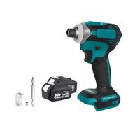 588Nm Cordless Electric Impact Brushless Wrench 5 Speed Screwdriver Power Tool 1/4" with 3 LED Light for Battery Impact Powerful Efficient Performance(2x5.0Ah Bat Carton)