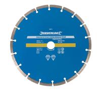 Silverline Concrete & Stone Cutting Diamond Blade Segmented Rim Various Sizes