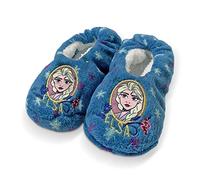 5899 Disney Frozen Non-Slip Plush Baby Girls Winter Slippers, blue, 25/26 EU