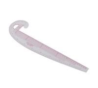 58cm Clear French Curve Ruler for Sewing Pattern Making | Transparent plastic design, flexible bendable template, multifunctional grading ruler for tailors and designers