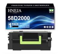 58D2000 Toner Cartridge for Lexmark MS821dn MS821n MS822de MS823dn MS823n MS825dn MS826de MX721ade MX721adhe MX722ade MX722adhe MX822ade MX822adxe MX826ade MX826adxe Printer,Black-1 Pack