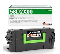 58D2X00 Toner Cartridge Replacemet Compatible for Lexmark MX722ade Toner Cartridge for Lexmark MX722adhe MX721ade MX721adhe MX722ade MX822ade MX822adxe MX826ade MX826adxe MS725 MS823 MS825 MS826