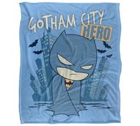 (58in x 36in, Multicoloured) Batman Gotham City Hero Throw