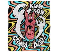 (58in x 36in, Multicoloured) Scooby Doo Ruh Roh Blanket