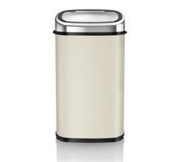 58L Square Sensor Bin Almond Tower Cream One Size