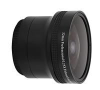 58mm 0.25x Super Macro Fisheye Lens, Black 58mm 0.25x Fisheye Lens with Dust Cloth for DSLR SLR Camera