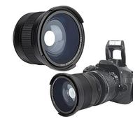 58MM 0.35X Fisheye Super Wide Angle Lens Black for SLR DSLR Camera