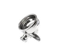 58MM 2ears Coffee Portafliter,Compatible for Expobar，E61/Rocket Stainless Steel Handle Filter Universal Single/Double Spout Coffee Tool(58mm-Single Mouth-A2)