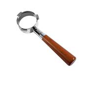 58mm 3-Ears，Compatible for Hibrew，h10a/h7a/h7，Compatible for Petrus3899，Espresso Bottomless Portafilter Replacement Basket Barista Tools(58MM 3Ear-Rosewood D)