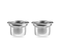 58mm 4-Cup Stainless Steel Coffee Basket for Bottomless Portafilter Single Layer Coffee Filter(2pcs)