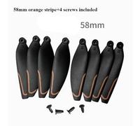 58mm 66mm Folding Propeller Compatible With Drone Models E88 E88PRO E88MAX Z908MAX Z9 S3 M8 RG101 A13 S1S K918 Aftermarket Replacement(3)