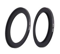 58mm-72mm Step Up Ring(58mm Lens to 72mm Filter, Hood,Lens Converter and Other Accessories), 58mm-72mm Aerometal Camera Lens Filter Adapter Ring-2 Packs