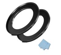 58mm-77mm Step Up Ring 58mm Lens to 77mm Filter, Camera Lens Filter Adapter Ring Lens Converter Accessories 2-Pack