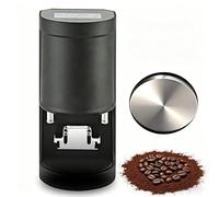 58mm Automatic Espresso Tamper Electric Coffee Powder Press with Depth Adjustable Settings Professional Barista Tool for Home Cafe Use(Black,Plainweave)