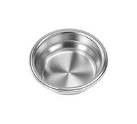 58mm Basket Espresso Filter Stainless Steel Reusable Coffee Filter 2 Cup Pressurized Porous Mesh Filter for Coffee Machine Replacement Accessorie