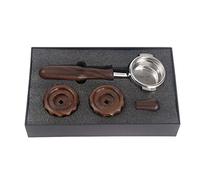 58mm Bottomless Coffee Portafilter Tool for Aibo Espresso Machines Stainless Steel Coffee Machine Wood Handle Metal Filter