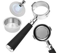 58mm Bottomless Portafilter 2 Ears for Sage Dual Boiler, Oracle, Oracle Touch & Oracle Jet, Includes 2 Puck Screens and Double Shot Basket