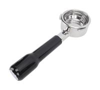 58mm Bottomless Portafilter 3 Ears, Bottomless Naked Portafilter with Stainless Steel Filter Basket, Suitable for Barsetto Coffee Machine (Black)