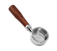 58mm Bottomless Portafilter for 2 Ears Stainless Steel Naked Bottomless Portafilter with Filter Basket, Fits for Classic Evolution Espresso Deluxe Evol Ution More