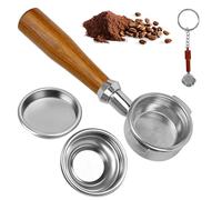 58mm Bottomless Portafilter Set, Compatible with E61 Group Head, ECM, Rocket, Sanremo, Synesso, Slayer, VBM, for Espresso Coffee Machine