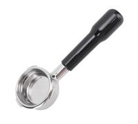 58mm Bottomless Portafilter with Three Prongs, 304 Stainless Steel Filter, Detachable Non-Slip Handle, Coffee Machine Accessory