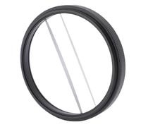 58MM Center Field Split Diopter Effect Filter, Double Half Moon Special Blur Effects Filter, Water Proof Anti Oil Optical Glass Camera Lens Accessories with Aluminium Frame