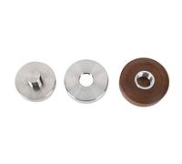 58mm Coffee Distributor and Tamper Adjustable Depth Coffee Leveler with Walnut Wood Handle Stainless Steel Tool for Espresso Machine Portafilter