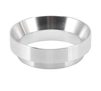 58mm Coffee Dosing Funnel Italian Magnetic Aluminium Alloy Coffee Powder Dosing Ring for Cafe Business Home Use (Silver)