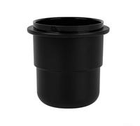 58mm Coffee Portafilter Dosing Cup - Clear Espresso Measuring Tool with Black Dosing Ring for Precision Ground Coffee Measurement, Compatible with for Gaggia and for BREVILLE Machines(black)