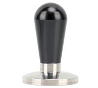58mm Coffee Tamper Aluminium Alloy Ergonomic Handle for Consistent Compression, Professional Coffee Press Tamper with Even Weight Distribution for Home and Commercial Use (Black)