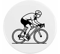 58mm 'Cycling Man' Medium Button Pin Badge (BB00147309)