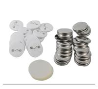 58mm DIY Badge Button Pins Blank Material Pins Badges For Personalized Crafts 100PCS Multipurpose