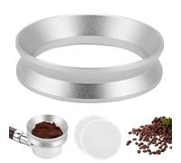 58mm Dosing Funnel Set, Espresso Dosing Funnel with 2 Mesh Filter, Aluminum Magnetic Portafilter Funnel Coffee Machine Accessories
