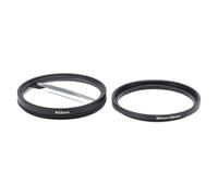 58mm Double Half Moon Prism Camera Filter, Split Diopter Special Effect Filter with Double Glass & Multilayer Coating for DSLR Camera Lens Accessories