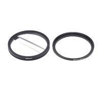 58MM Double Half Moon Special Blur Effects Filter Double Glass Camera Center Split Diopter Lens Filter Photography SLR Camera Accessories