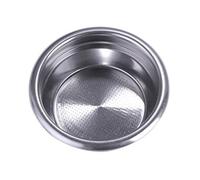 58mm E61 Precision Filter Ridged Basket Stainless Steel Portafilter Basket Espresso Compatible 58MM Portafilter FilterBasket Double Cup Coffee Replacement