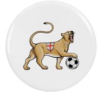 58mm 'England Lioness & Football' Medium Button Pin Badge (BB00107357)