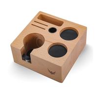 58mm Espresso Tamper Station V3 Portafilter Holder Espresso Organizer with Tamper Holder, Distributor Slot, and Multi Accessory Storage