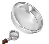 58mm Flush Blind Filter, Espresso Cleaning Disc, Backflush Filter Portafilter Basket Coffee Machine Accessories, Stainless Steel Backflush Insert Cleaning Disc for Coffee Machine(Silver)