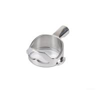 58mm For E61 For Bottomless Portafilter Handle Made of 304 Stainless Steel for Precise Espresso Brewing and Crema Formation (A)